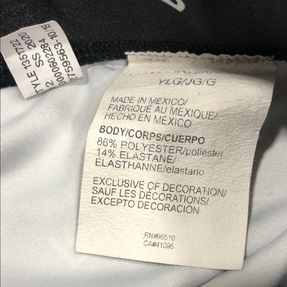 Under Armour Kids Black Logo Leggings - Size Small - Picture 2 of 5